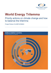 World Energy Trilemma 2015: priority actions on climate change and how to balance the trilemma
