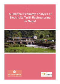 A political economy analysis of electricity tariff restructuring in Nepal