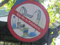 SPCB carries out anti-polythene drive