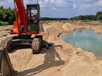 Town panchayat president held for illegal sand mining