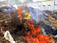 Despite ban, garbage burning continues