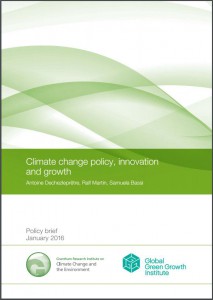 Climate change policy, innovation and growth