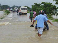 40.92 lakh people hit by floods