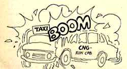 CNG run cabs for Bombay