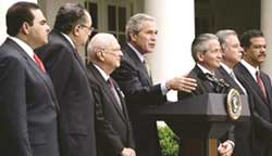 Bush push for CAFTA