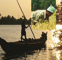 Kerala`s backwaters carry modern day brunt