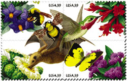 US postal service unveils four stamps