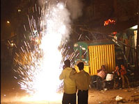 Diwali less noisy but light crackers pose new threat