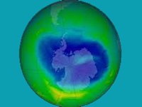 Ozone layer that started depleting in 1980s healing