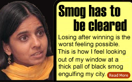Smog has to be cleared 