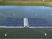 Floating solar power plant project begins at Mudasarlova reservoir