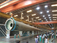 Suzlon Group produces 54.8 meters long blade for the new generation S111 2.1 MW wind turbine